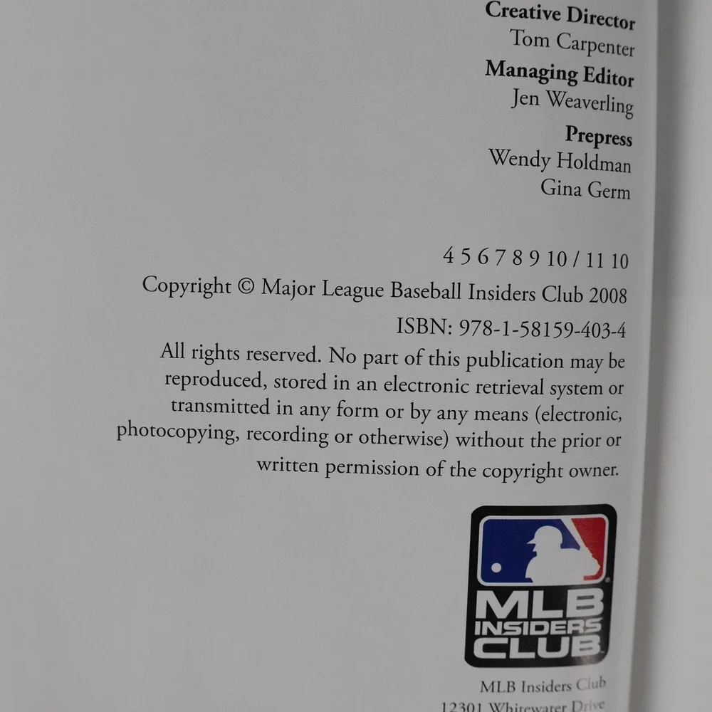 Baseball's Greatest Games Eric Enders MLB Insiders Club HC Baseball History 2010